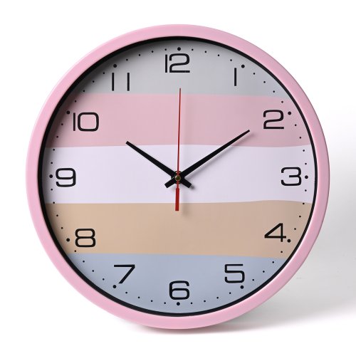 Reloj 30 cm bandas colores