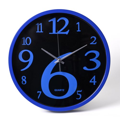 Reloj 30 cm azul