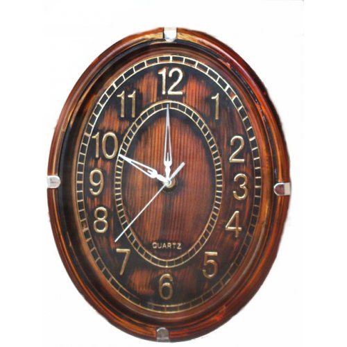 Reloj de pared sim.madera red.29 cm