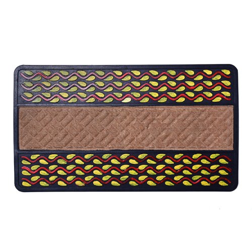 Felpudo mat coloured franjas gotas 40x70 cm